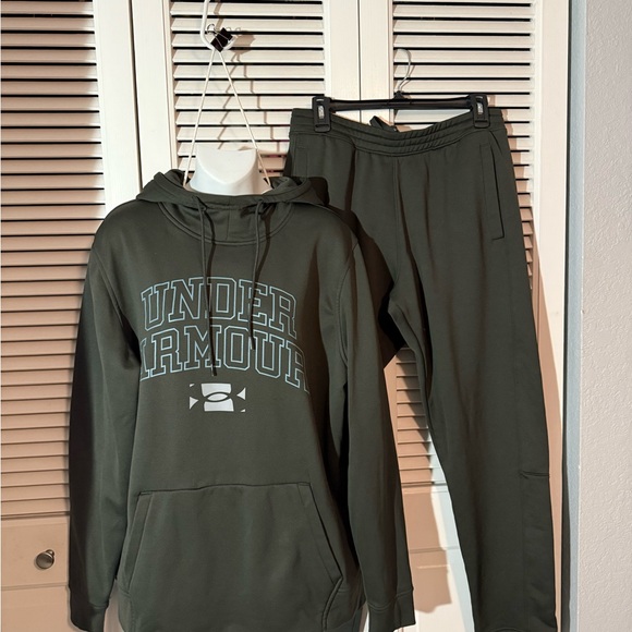 Under Armour Other - Under Armour Olive Hoodie and Joggers Set